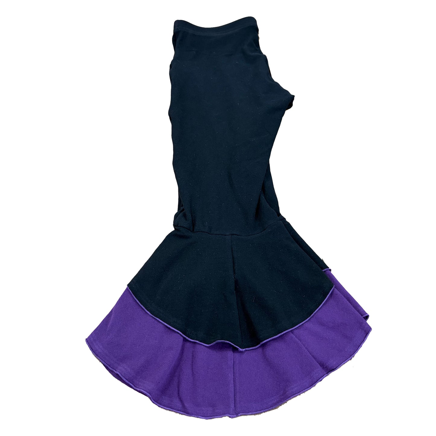Contrast Ruffle Capris
